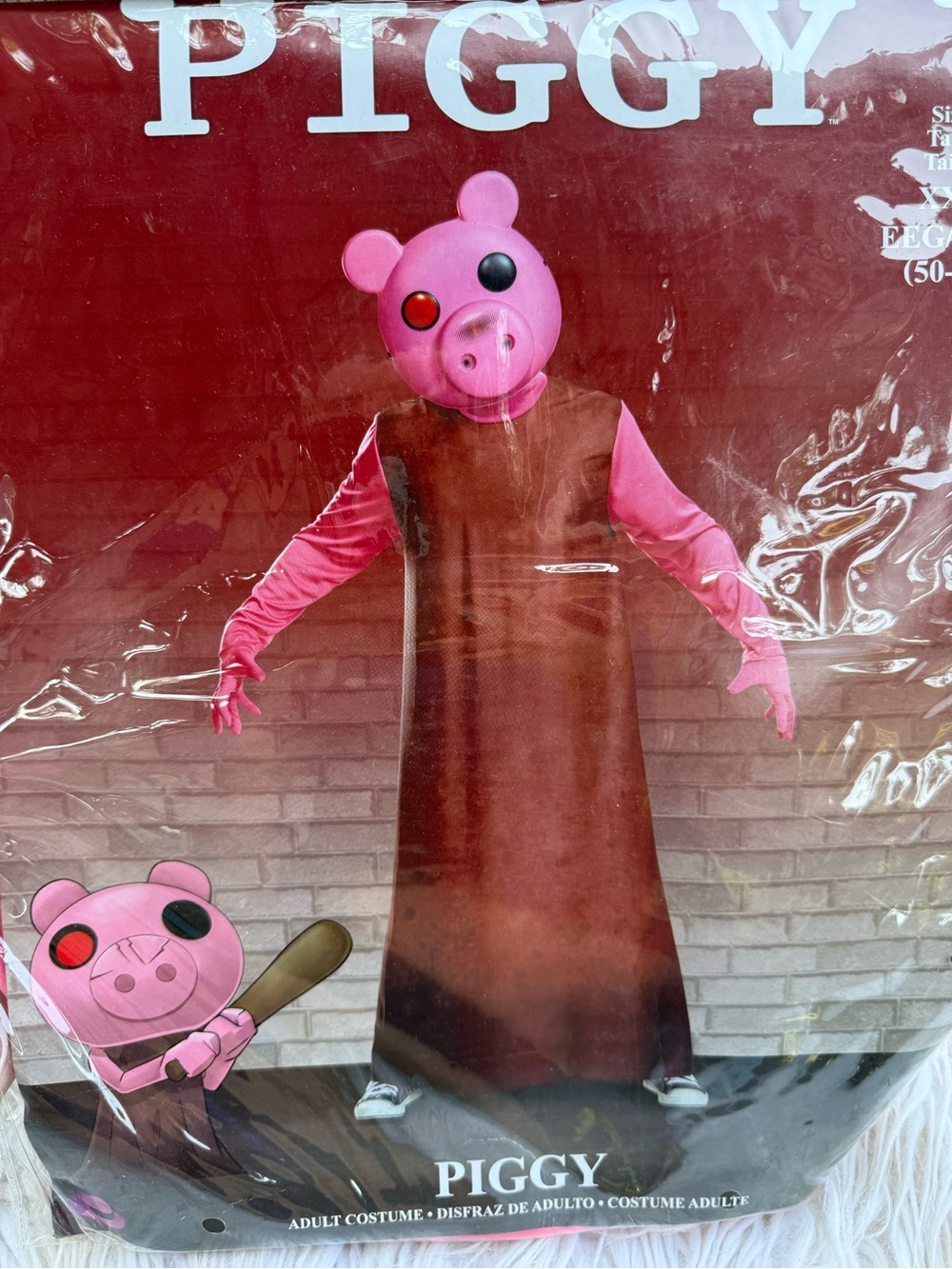 Adults Roblox Piggy costume (D6)